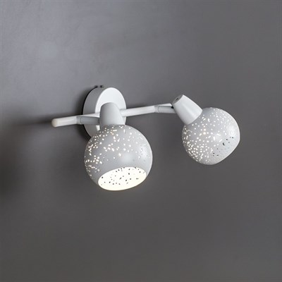 Светильник Деко, 2x60Вт Е14 белый - фото 1999631