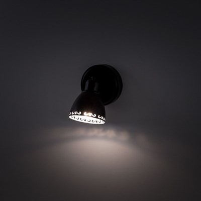 Светильник Робуста, 1x60Вт Е14 венге, белый - фото 1999670