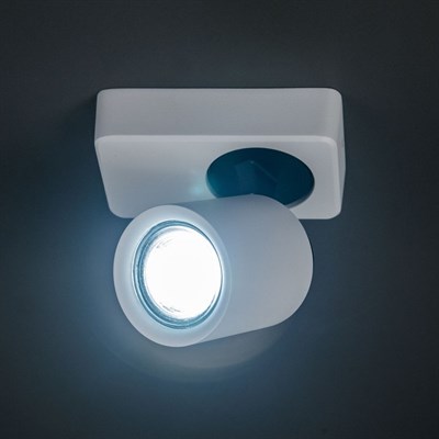 Светильник Норман, 1x50Вт GU10 белый, чёрный - фото 1999693