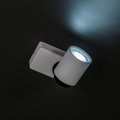 Светильник Норман, 1x50Вт GU10 белый, чёрный - фото 1999694