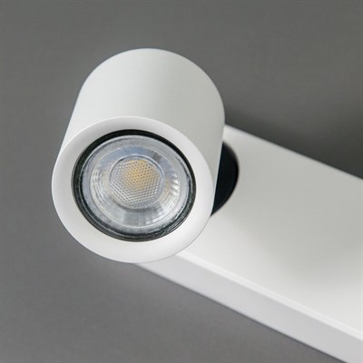 Светильник Норман, 2x50Вт GU10 белый, чёрный - фото 1999699