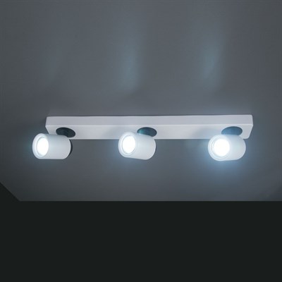 Светильник Норман, 3x50Вт GU10 белый, чёрный - фото 1999703