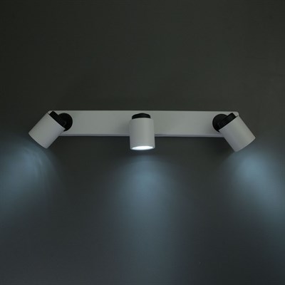 Светильник Норман, 3x50Вт GU10 белый, чёрный - фото 1999705