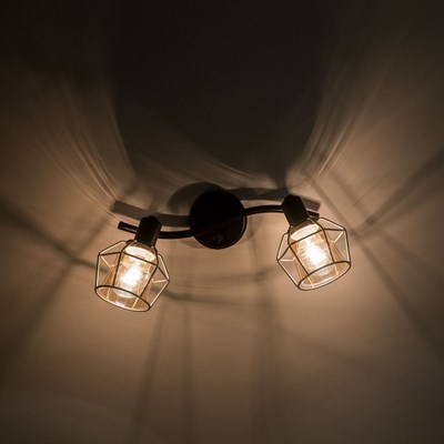 Светильник Таверна, 2x60Вт Е14 чёрный - фото 1999734