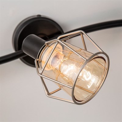 Светильник Таверна, 3x60Вт Е14 чёрный - фото 1999741