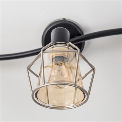 Светильник Таверна, 3x60Вт Е14 чёрный - фото 1999742