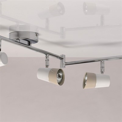 Светильник "Айс", 6x35Вт GU10, цвет хром - фото 1999806