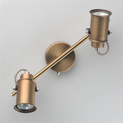 Светильник "Вальтер", 2x35Вт GU10, цвет латунь - фото 1999812