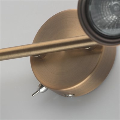 Светильник "Вальтер", 2x35Вт GU10, цвет латунь - фото 1999814