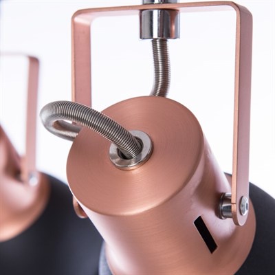 Светильник JOVI, 4x40Вт E14, цвет чёрный - фото 1999843