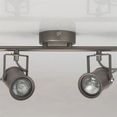 Светильник "Вальтер", 4x35Вт GU10, цвет серебро - фото 1999898