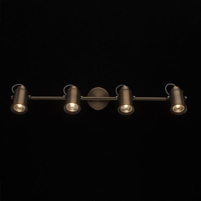 Светильник "Вальтер", 4x35Вт GU10, цвет латунь - фото 1999900