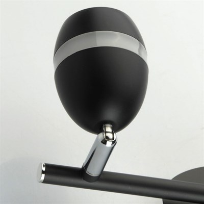 Светильник "Этингер", 2x4Вт LED 3000K 640лм, цвет чёрный - фото 1999911