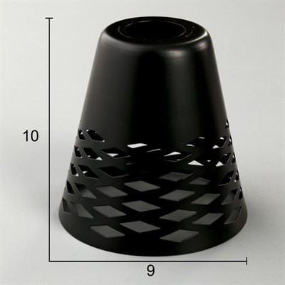 Светильник 3408/1 1х40Вт Е14 черный 10х18х16см - фото 1999970