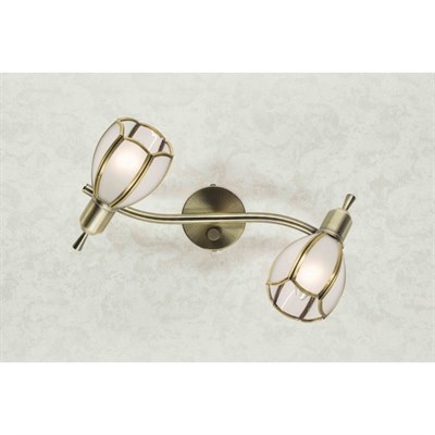 Потолочный светильник CL522621 "Альтен-2" 2x60W E14 бронза 17x33x17 см - фото 2000136