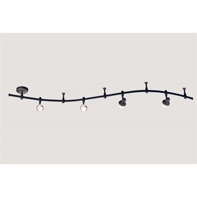 Светильник трек CL562141 "Антиб" 4x60W E14 кофейный 11x200x23,5 см - фото 2000191