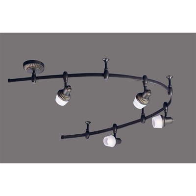 Светильник трек CL562141 "Антиб" 4x60W E14 кофейный 11x200x23,5 см - фото 2000192