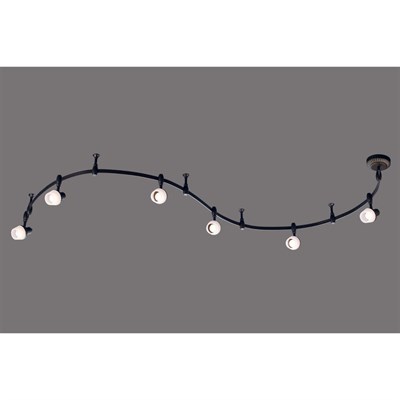 Светильник трек CL562161 "Антиб" 6x60W E14 кофейный 11x300x23,5 см - фото 2000194