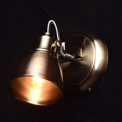 Люстра спот "Ринген" 1x40W E14 античная бронза 15x16x19см - фото 2000205