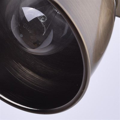 Люстра спот "Ринген" 1x40W E14 античная бронза 15x16x19см - фото 2000206