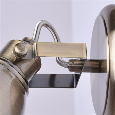 Люстра спот "Ринген" 1x40W E14 античная бронза 15x16x19см - фото 2000207