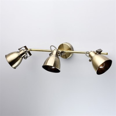 Люстра спот "Ринген" 3x40W E14 античная бронза 22x62,5x14см - фото 2000220