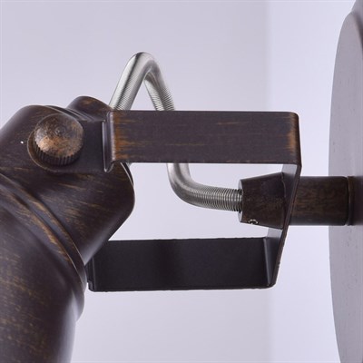 Люстра спот "Ринген" 1x40W E14 кофейный, золотистый 15x16x19см - фото 2000231