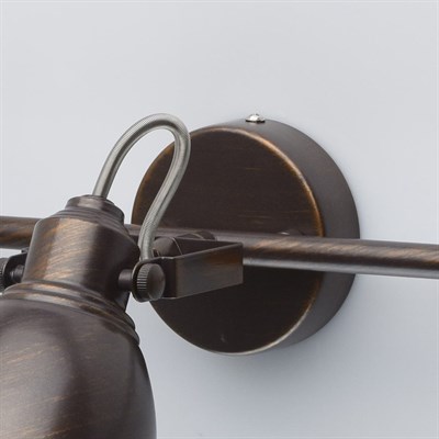 Люстра спот "Ринген" 3x40W E14 кофейный, золотистый 22x62,5x14см - фото 2000243