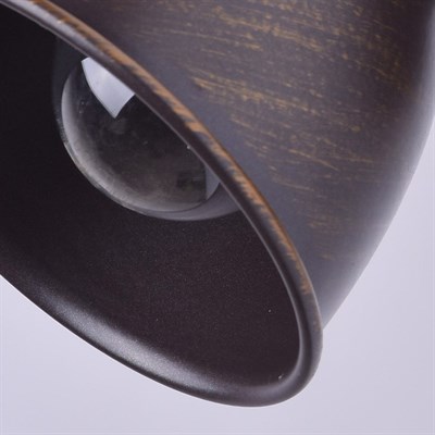 Люстра спот "Ринген" 3x40W E14 кофейный, золотистый 22x62,5x14см - фото 2000249