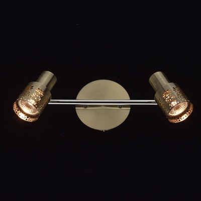 Люстра спот "Азур" 2x35W GU10 античная бронза 12x42x16см - фото 2000257