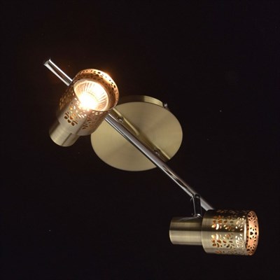 Люстра спот "Азур" 2x35W GU10 античная бронза 12x42x16см - фото 2000258