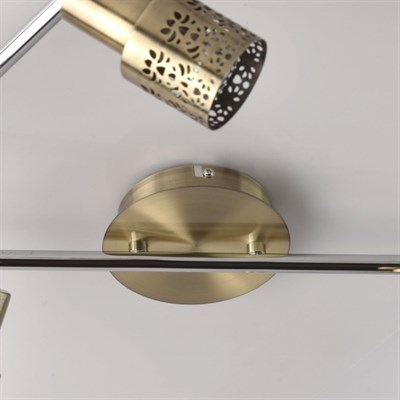 Люстра спот "Азур" 6x35W GU10 античная бронза 12x164x16см - фото 2000268