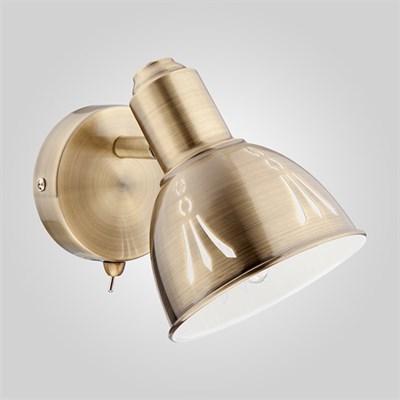 Спот Azimuth 1x40Вт Е14 бронза 11,5x19x15см - фото 2000338