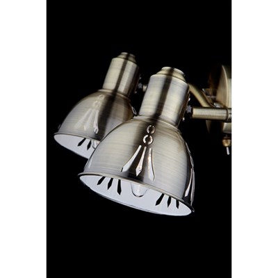 Спот Azimuth 2x40Вт Е14 бронза 35x20x15см - фото 2000345