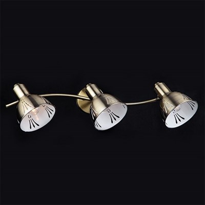 Спот Azimuth 3x40Вт Е14 бронза 54x20x15см - фото 2000347