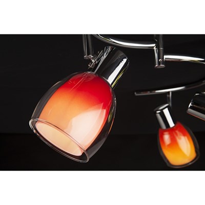 Спот Kassandra 5x40Вт Е14 хром 35x34x19см - фото 2000366