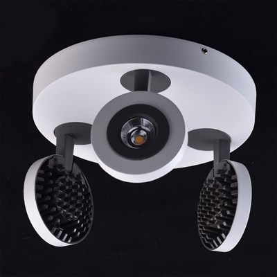 Люстра спот "Астор" 3x5W LED алюминиевый 21x21x23,5см - фото 2000386