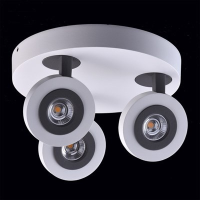 Люстра спот "Астор" 3x5W LED алюминиевый 21x21x23,5см - фото 2000388