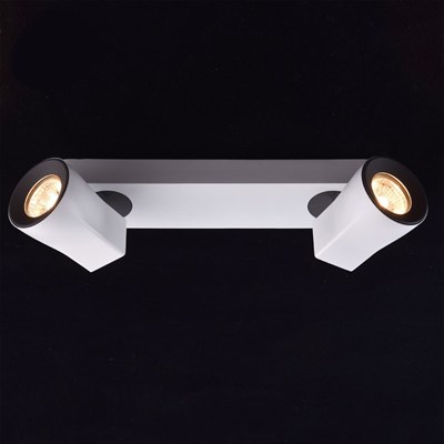 Люстра спот "Астор" 2x35W GU10 алюминиевый 14,5x41x21см - фото 2000397