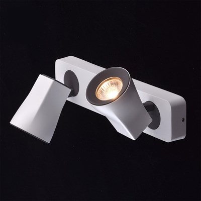 Люстра спот "Астор" 2x35W GU10 алюминиевый 14,5x41x21см - фото 2000398