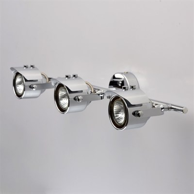 Люстра спот "Алгол" 3x50W GU10 хром 9x52x20см - фото 2000447