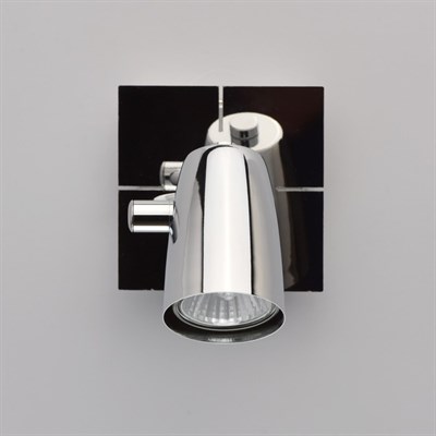 Люстра спот "Алгол" 1x50W GU10 хром 10x10x20см - фото 2000452