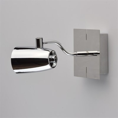 Люстра спот "Алгол" 1x50W GU10 хром 10x10x20см - фото 2000453