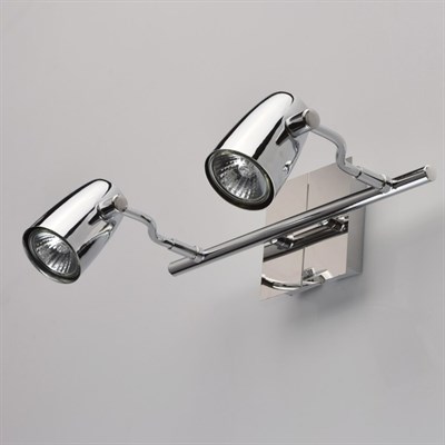 Люстра спот "Алгол" 2x50W GU10 хром 10x32x21см - фото 2000459