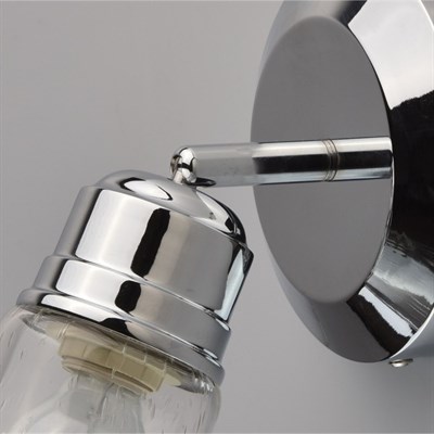 Люстра спот "Алгол" 1x40W E14 хром 12,5x18x12,5см - фото 2000468