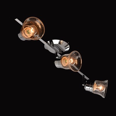 Люстра спот "Алгол" 3x40W E14 хром 12x60x25см - фото 2000476