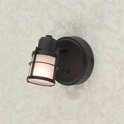 Светильник "Кристалино" 1x60Вт E14 черный 20x15x15см - фото 2000677