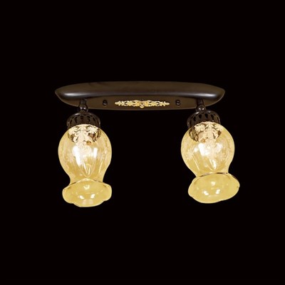 Светильник "Метафора" 2x60Вт E14 кофе 40x12x13см - фото 2000686