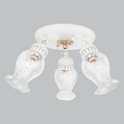 Светильник "Метафора" 3x60Вт E14 светлый 24,5x24,5x33,5см - фото 2000692