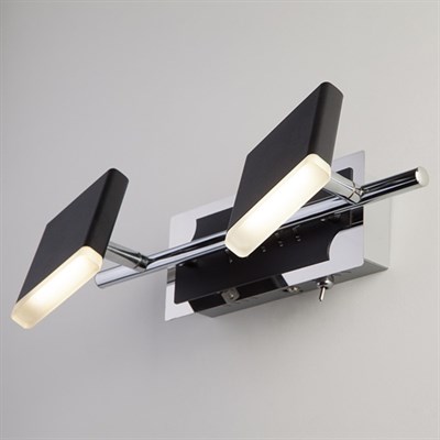 Светильник Collin 10Вт LED хром, чёрный 8x12,5x30см - фото 2000704